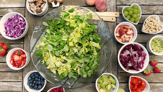 Vitamine und Kollagen