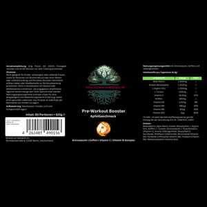 Pre-Workout Booster Apfel - 520g