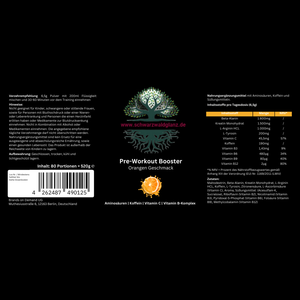 Pre-Workout Booster Orange - 520g