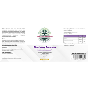 Elderberry + Vitamin C + Zink Gummies - 60 Stk.