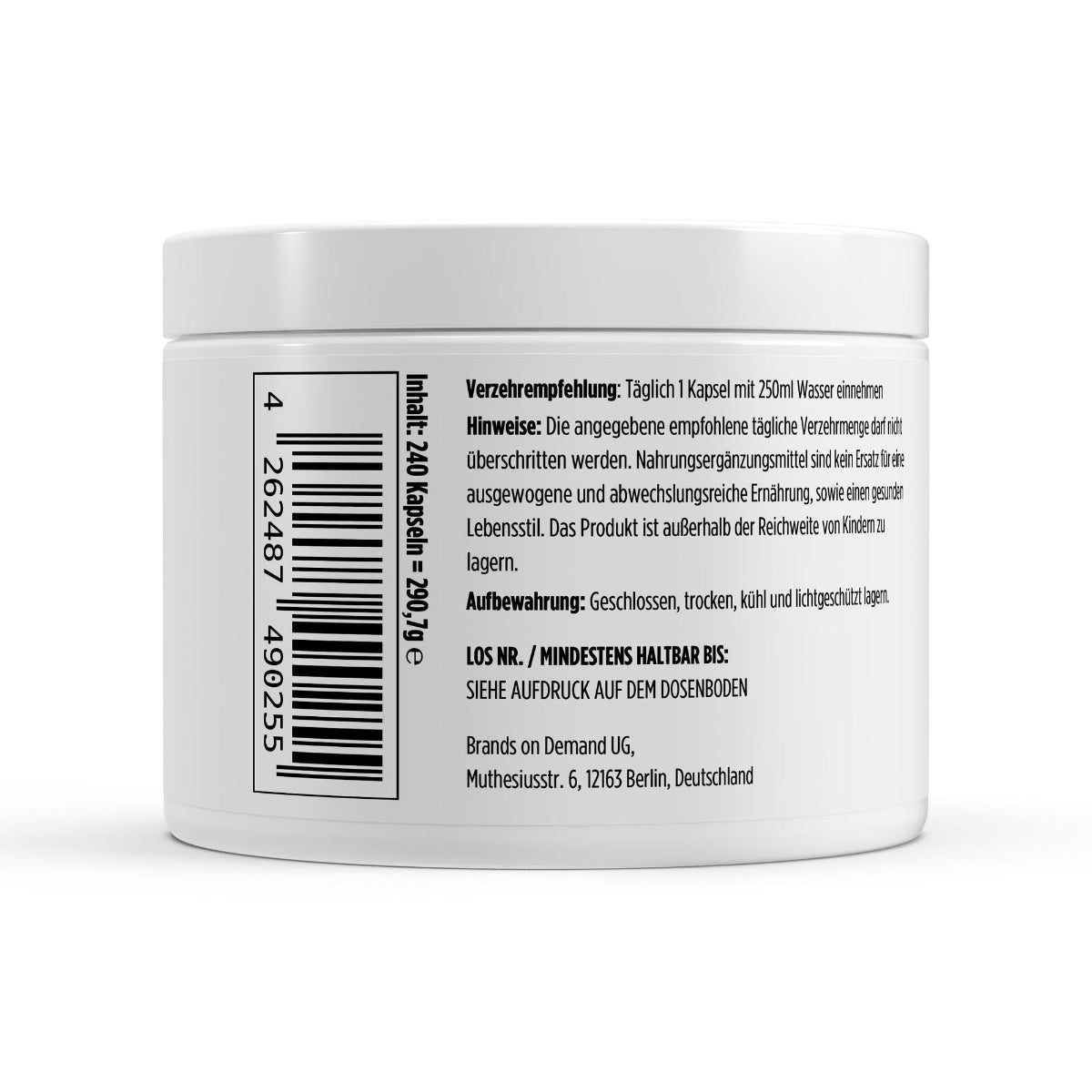 Schwarzwaldglanz Gepuffertes Vitamin C – hochwertig &amp; magenfreundlich – Hinweis – hochwertiges Produkt von Schwarzwaldglanz – freigestellt vor neutralem Hintergrund