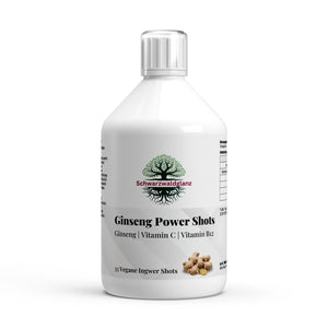 Schwarzwaldglanz Ginseng Power Plus+ – Premium Ginseng Extrakt für Fokus & aktive Tage – Front – hochwertiges Produkt von Schwarzwaldglanz – Produkt vor weißem Hintergrund