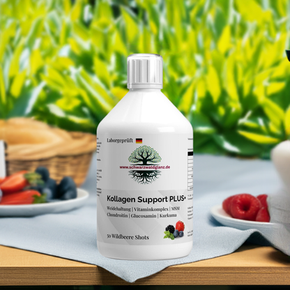 Kollagen Support PLUS+ Shots - Wild Berry - 500ml