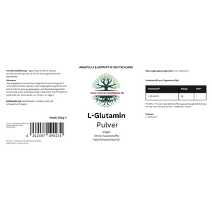 L-Glutamin Pulver - 500g