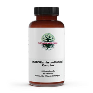Schwarzwaldglanz Multivitamin & Mineral Komplex – 120 Softgels – Front – hochwertiges Produkt von Schwarzwaldglanz – freigestellt vor neutralem Hintergrund