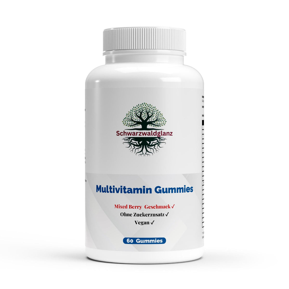 Schwarzwaldglanz Premium Multivitamin Gumies – Front – hochwertiges Produkt von Schwarzwaldglanz – Produkt vor weißem Hintergrund