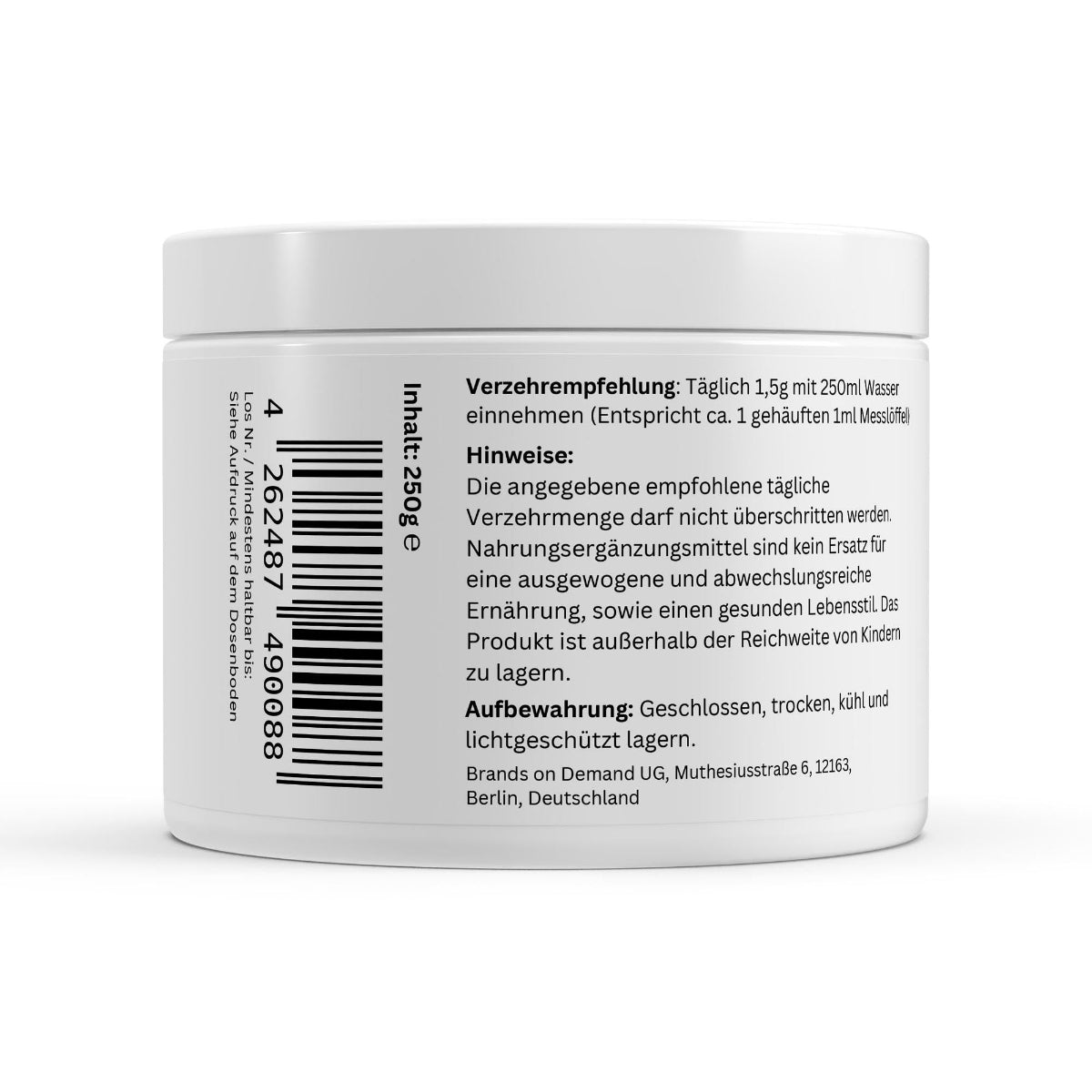 Schwarzwaldglanz Sango Meeres Koralle Pulver – natürlich & vielseitig – Hinweis – hochwertiges Produkt von Schwarzwaldglanz – Produkt vor weißem Hintergrund