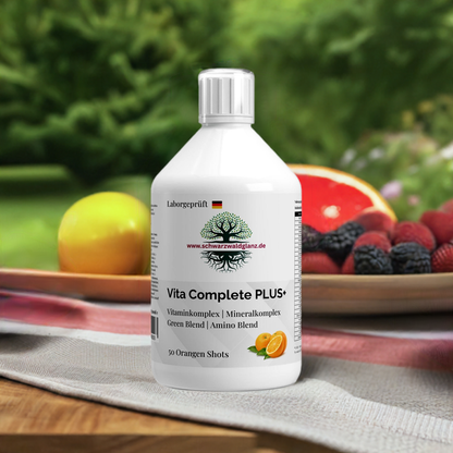 Vita Complete PLUS+ 50 vegane Shots - Fresh Orange - 500ml